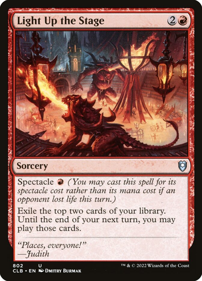 Light Up the Stage 802 - Commander Legends: Battle for Baldur's Gate MTG card