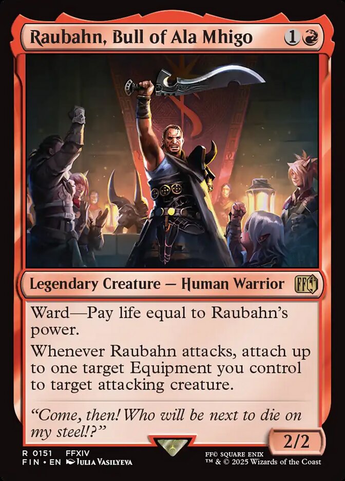 Raubahn, Bull of Ala Mhigo 151 - Final Fantasy MTG card