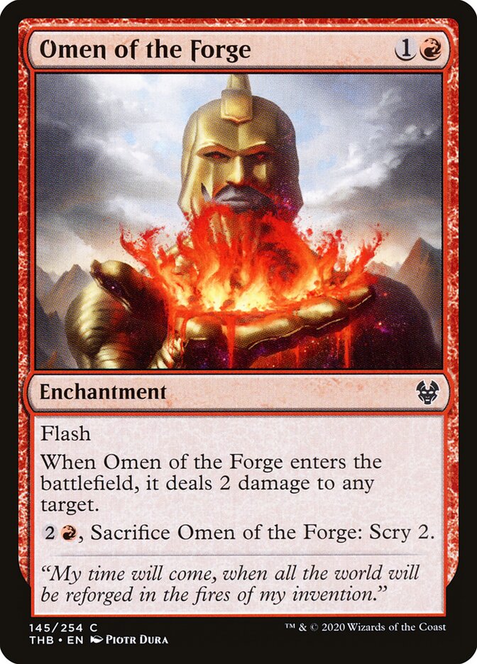 Omen of the Forge 145 - Theros Beyond Death MTG card