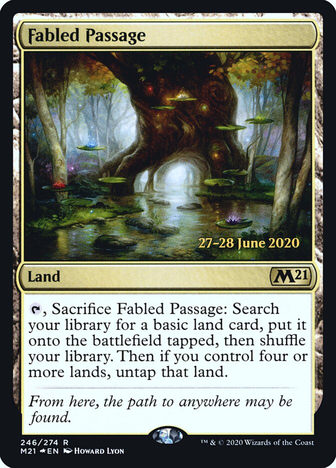 Fabled Passage 246s - Core Set 2021 Promos MTG card