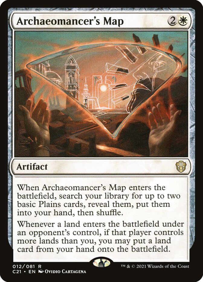 Archaeomancer's Map 12 - Commander 2021 MTG card