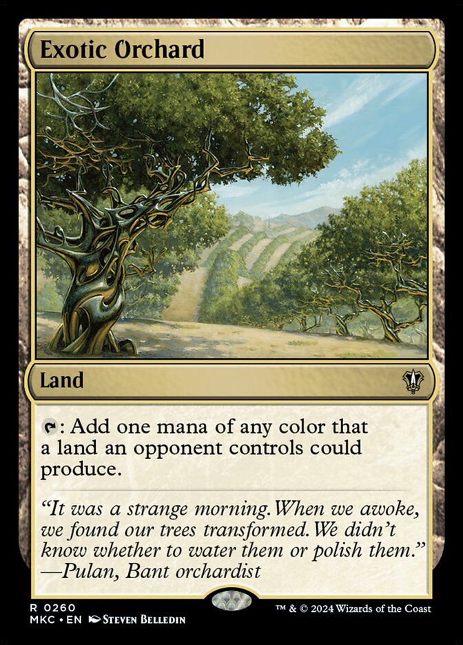 Exotic Orchard 260 - Murders at Karlov Manor Commander MTG card