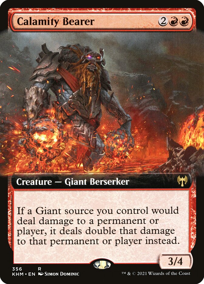 Calamity Bearer 356 - Kaldheim MTG card