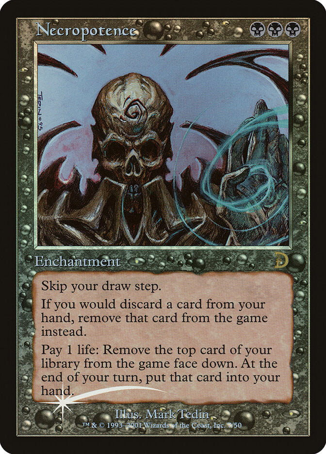 Necropotence 7 - Deckmasters MTG card