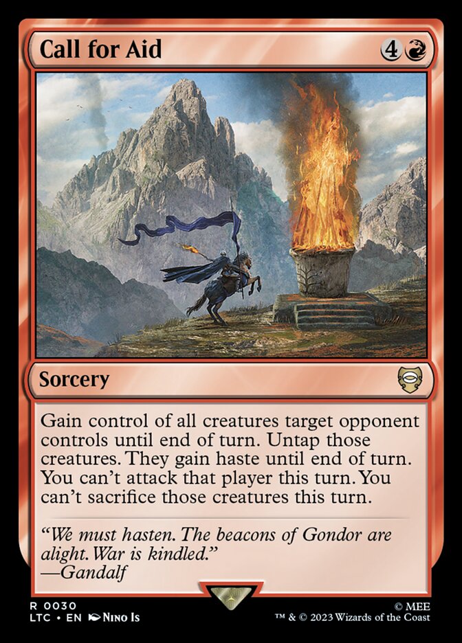 Call for Aid 30 - Tales of Middle-earth Commander MTG card