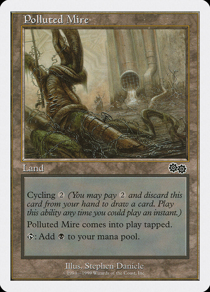Polluted Mire 53 - Battle Royale Box Set MTG card