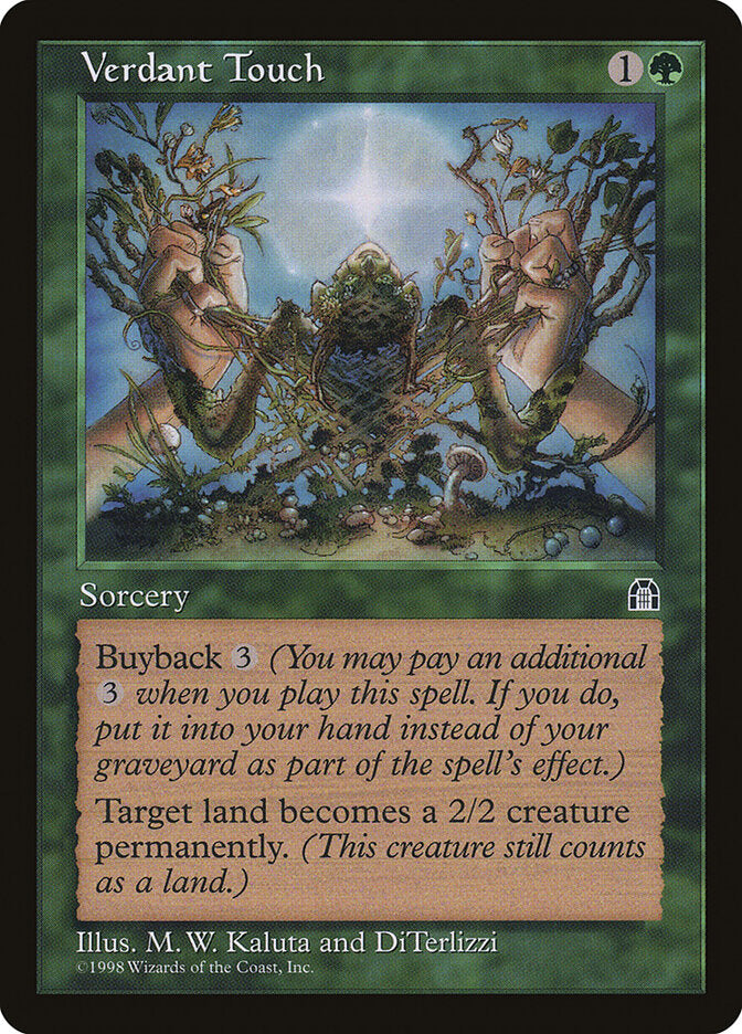 Verdant Touch 123 - Stronghold MTG card