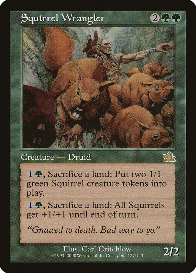 Squirrel Wrangler 127 - Prophecy MTG card