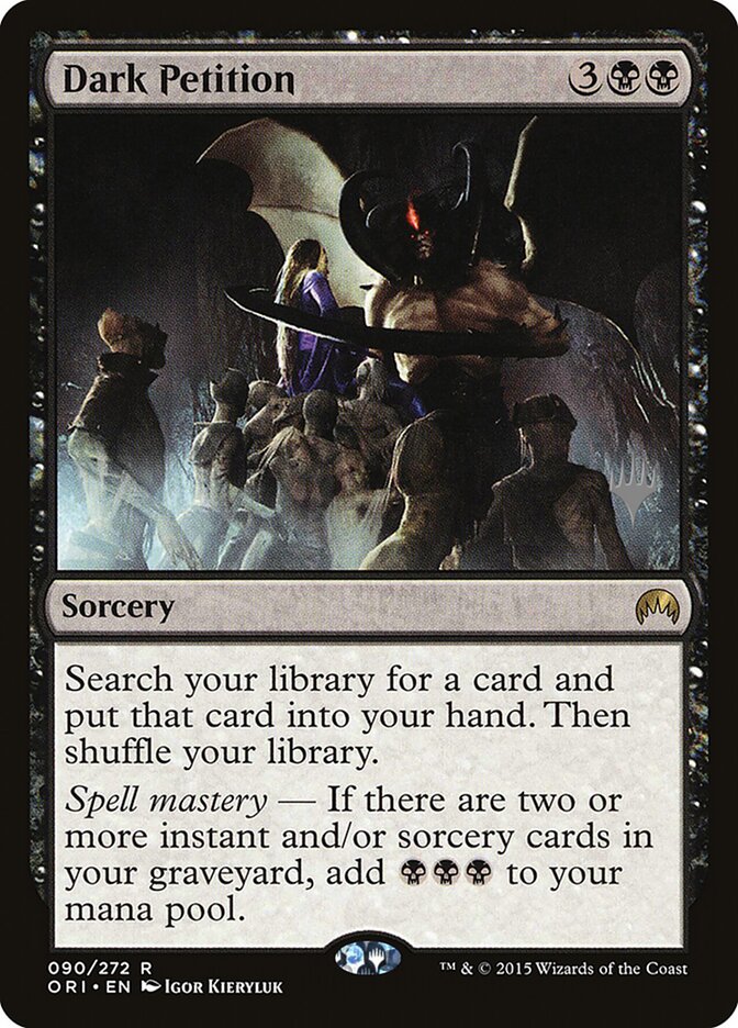 Dark Petition 90p - Magic Origins Promos MTG card