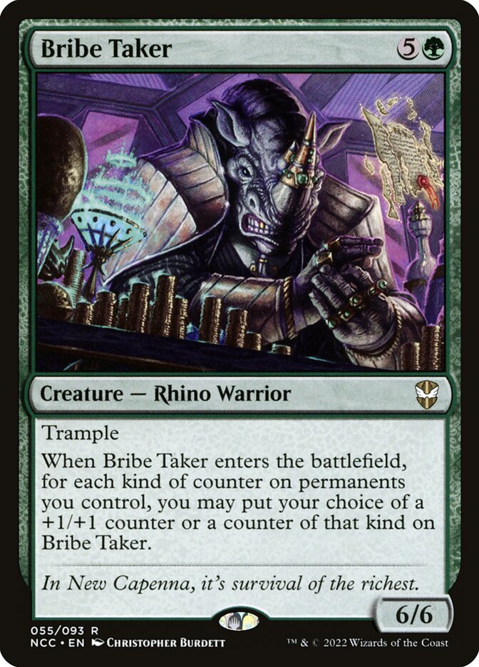 Bribe Taker 55 - New Capenna Commander MTG card