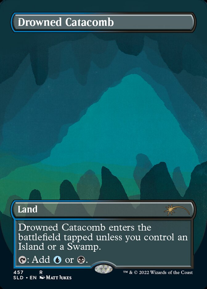 Drowned Catacomb 457 - Secret Lair Drop MTG card