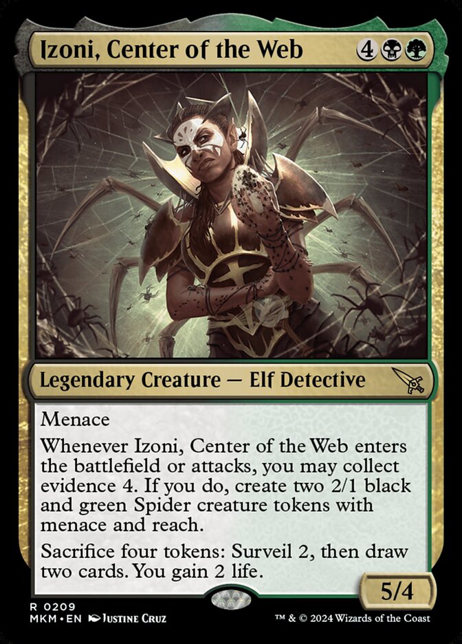 Izoni, Center of the Web 209 - Murders at Karlov Manor MTG card