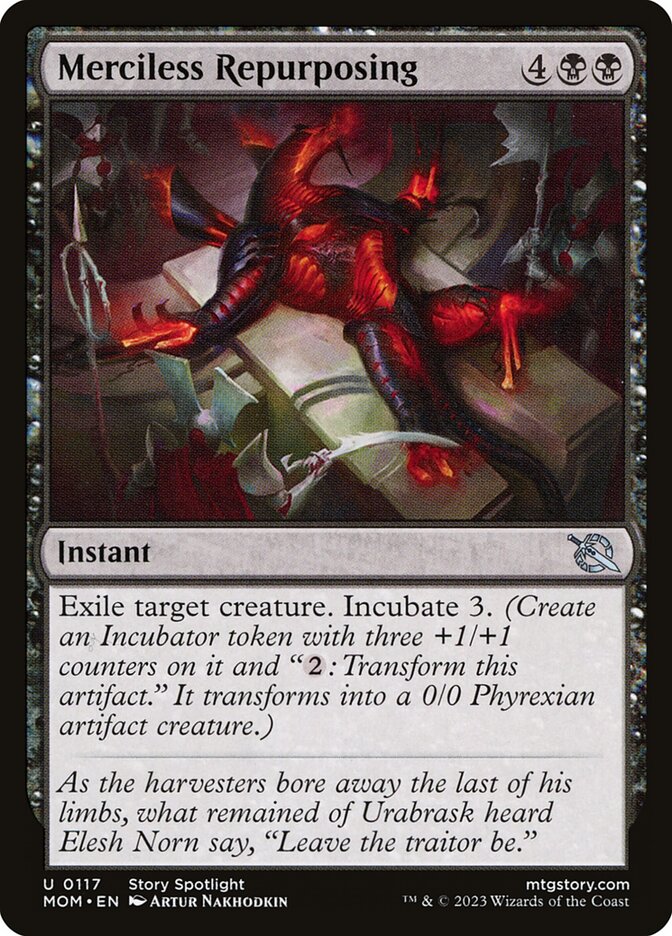 Merciless Repurposing 117 - March of the Machine MTG card
