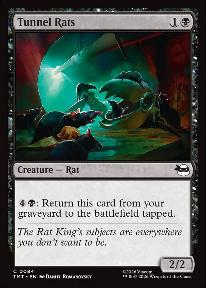 Tunnel Rats 84 - Teenage Mutant Ninja Turtles MTG card