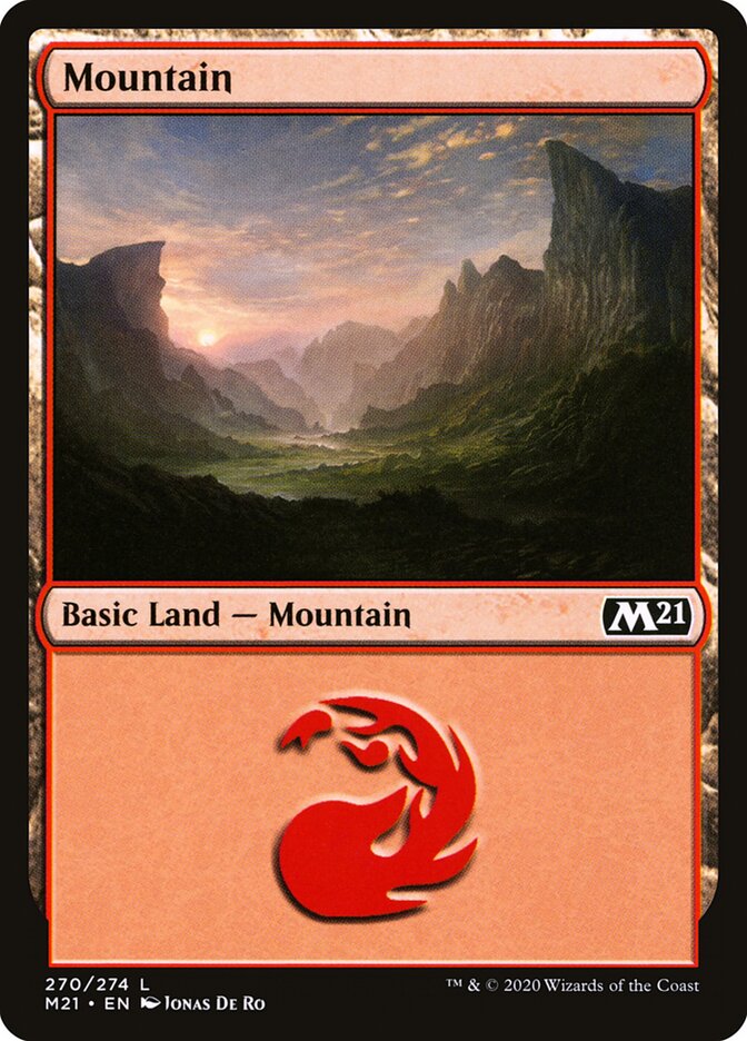 Mountain 270 - Core Set 2021 MTG card
