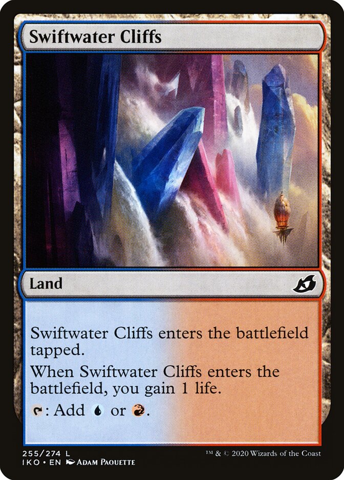 Swiftwater Cliffs 255 - Ikoria: Lair of Behemoths MTG card