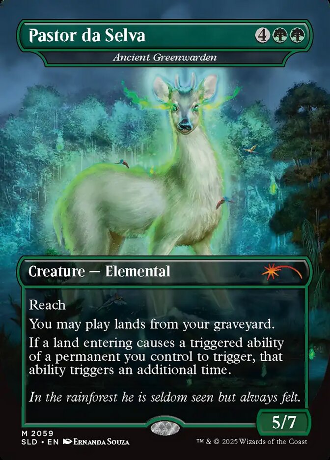 Ancient Greenwarden 2059 - Secret Lair Drop MTG card