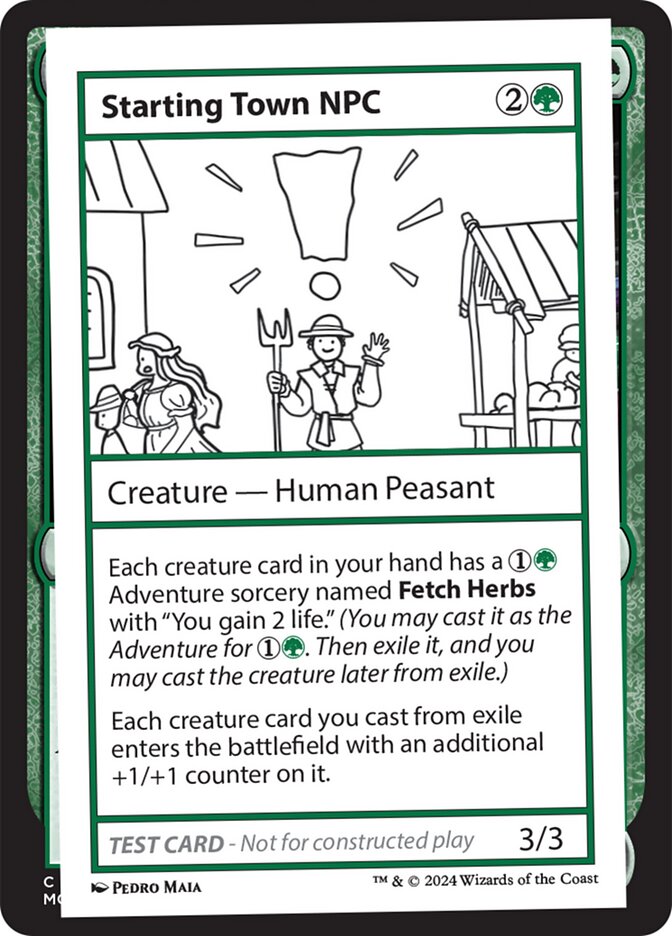 Starting Town NPC 585 - Mystery Booster 2 MTG card