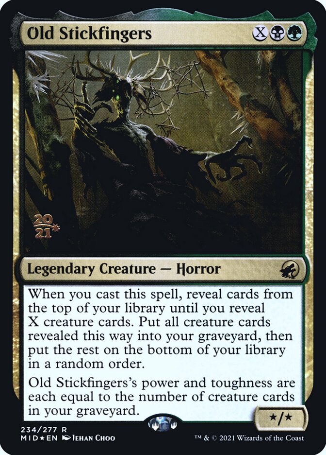 Old Stickfingers 234s - Innistrad: Midnight Hunt Promos MTG card