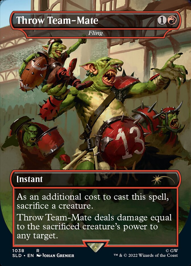 Fling 1038 - Secret Lair Drop MTG card