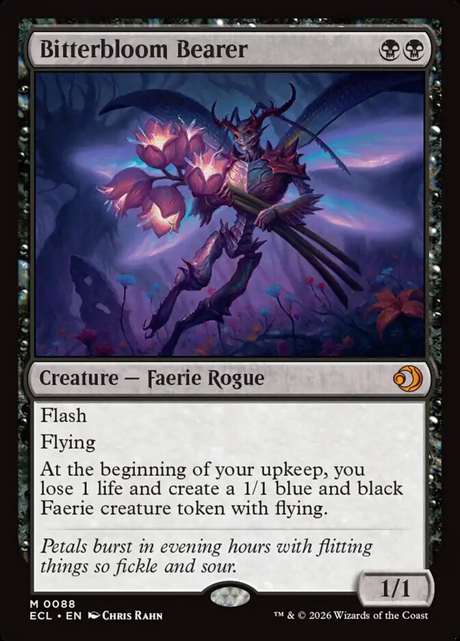 Bitterbloom Bearer 88 - Lorwyn Eclipsed MTG card