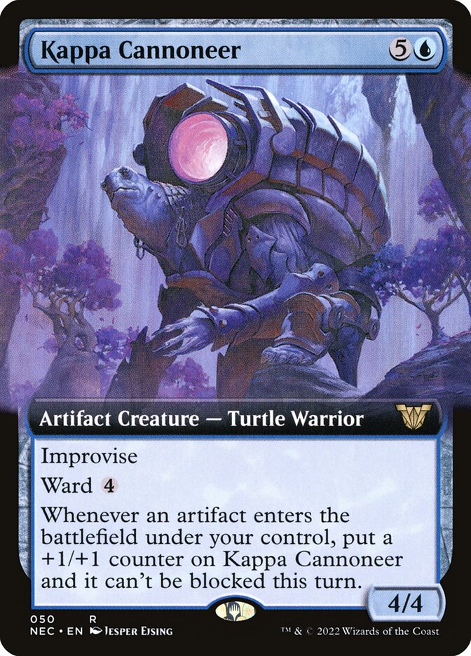 Kappa Cannoneer 50 - Neon Dynasty Commander MTG card