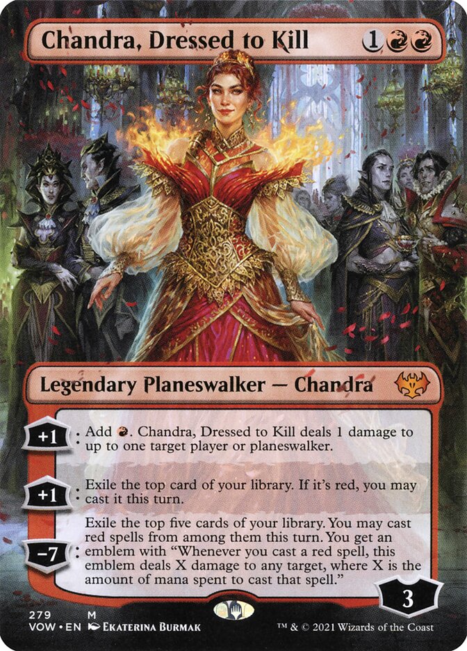 Chandra, Dressed to Kill 279 - Innistrad: Crimson Vow MTG card