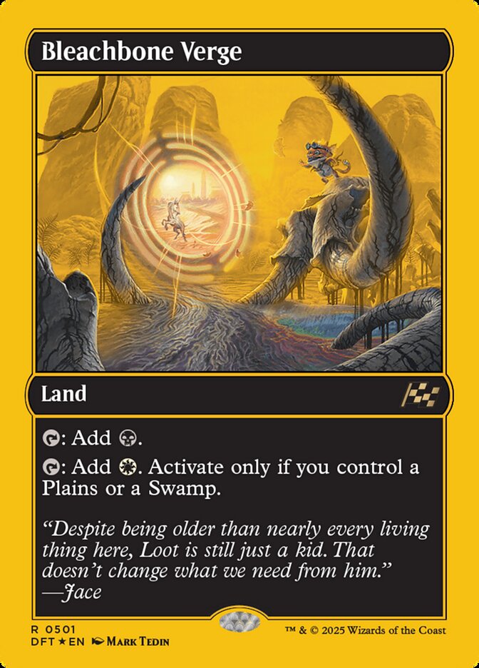 Bleachbone Verge 501 - Aetherdrift MTG card