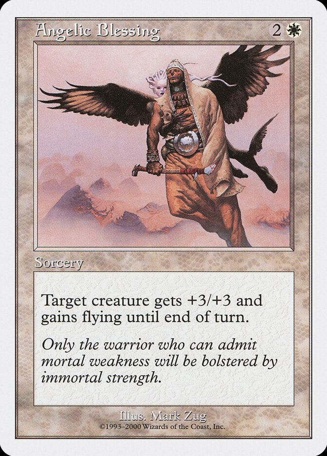Angelic Blessing 1 - Starter 2000 MTG card