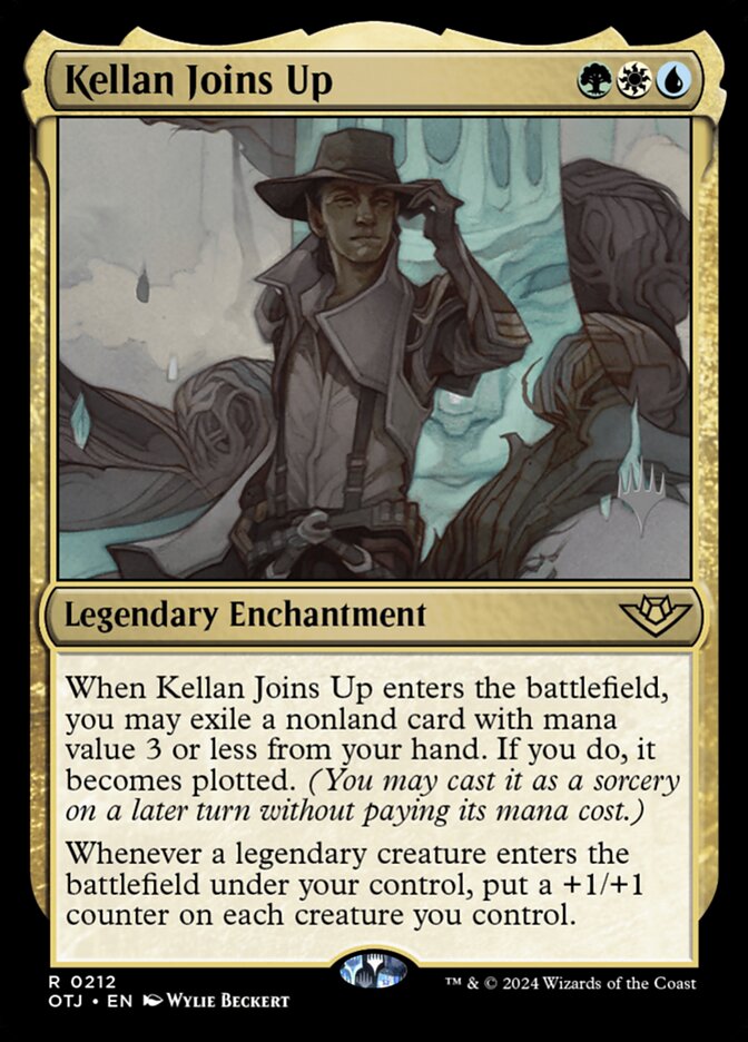 Kellan Joins Up 212p - Outlaws of Thunder Junction Promos MTG card