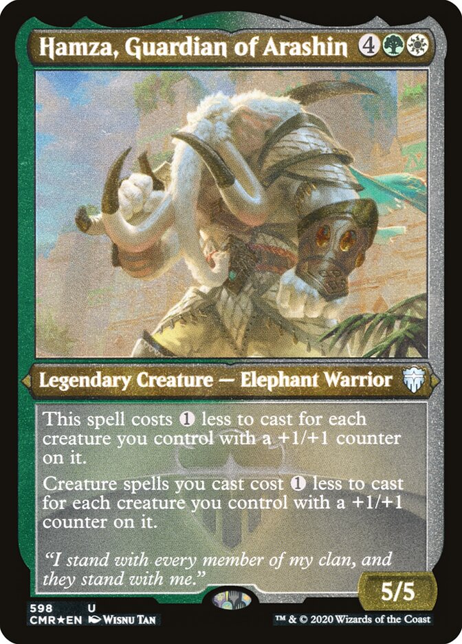 Hamza, Guardian of Arashin 598 - Commander Legends MTG card