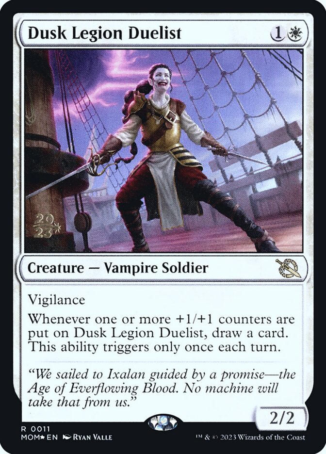 Dusk Legion Duelist 11s - March of the Machine Promos MTG card