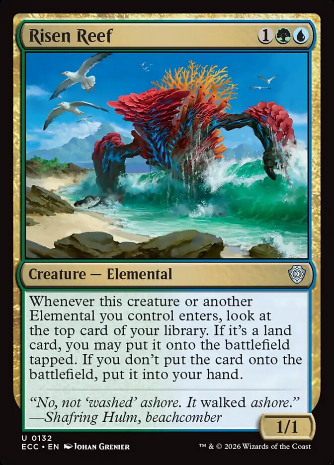 Risen Reef 132 - Lorwyn Eclipsed Commander MTG card
