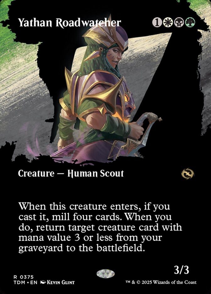 Yathan Roadwatcher 375 - Tarkir: Dragonstorm MTG card