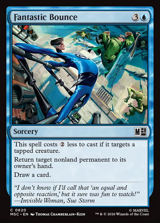 Fantastic Bounce 620 - Marvel Super Heroes Commander MTG card