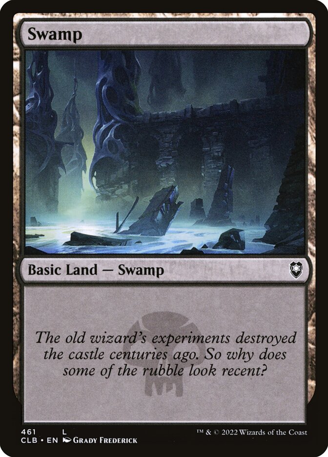 Swamp 461 - Commander Legends: Battle for Baldur's Gate MTG card