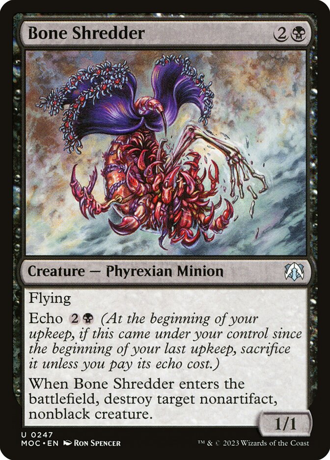 Bone Shredder 247 - March of the Machine Commander MTG card