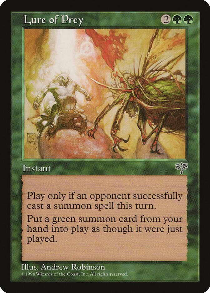 Lure of Prey 227 - Mirage MTG card
