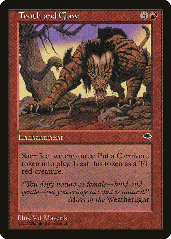Tooth and Claw 210 - Tempest MTG card