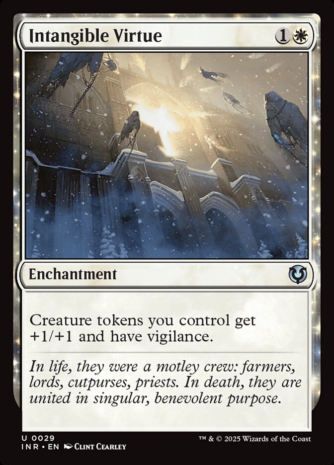 Intangible Virtue 29 - Innistrad Remastered MTG card