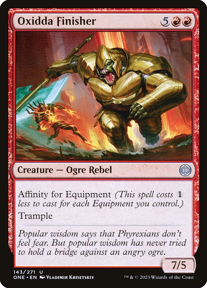 Oxidda Finisher 143 - Phyrexia: All Will Be One MTG card