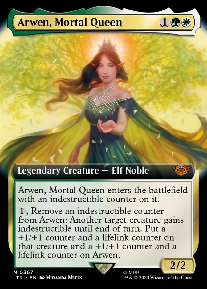 Arwen, Mortal Queen 367 - The Lord of the Rings: Tales of Middle-earth MTG card