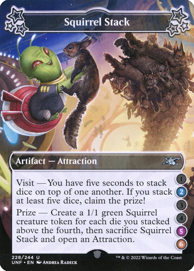 Squirrel Stack 228c - Unfinity MTG card