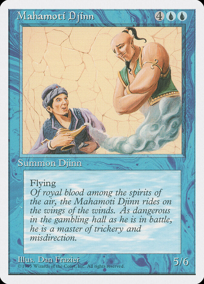 Mahamoti Djinn 84 - Fourth Edition MTG card