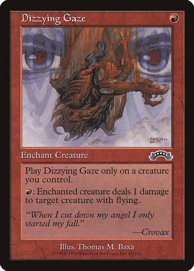 Dizzying Gaze 81 - Exodus MTG card