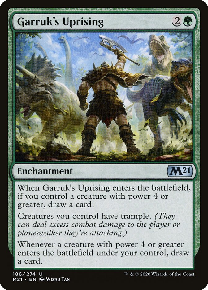 Garruk's Uprising 186 - Core Set 2021 MTG card