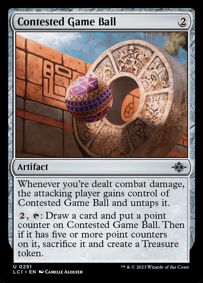 Contested Game Ball 251 - The Lost Caverns of Ixalan MTG card