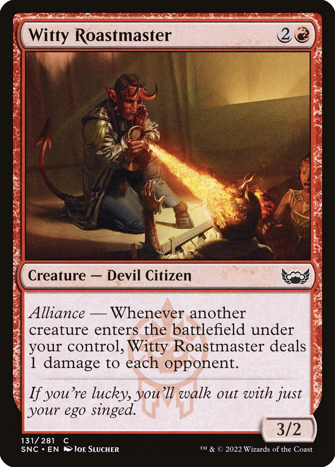 Witty Roastmaster 131 - Streets of New Capenna MTG card