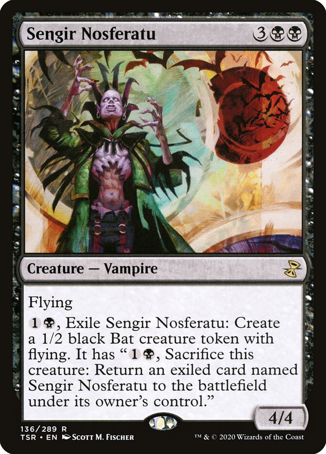 Sengir Nosferatu 136 - Time Spiral Remastered MTG card