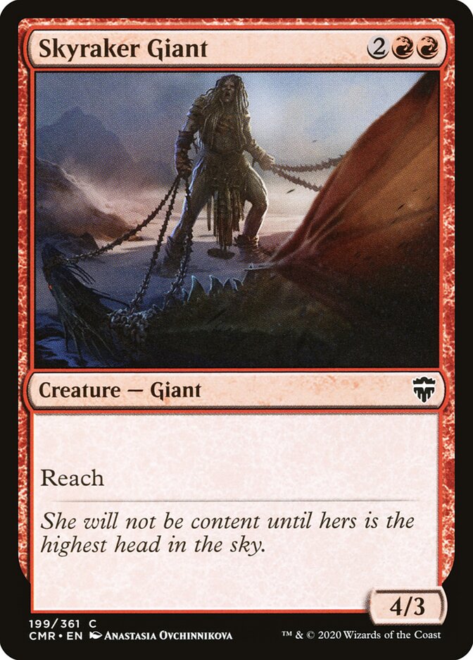 Skyraker Giant 199 - Commander Legends MTG card